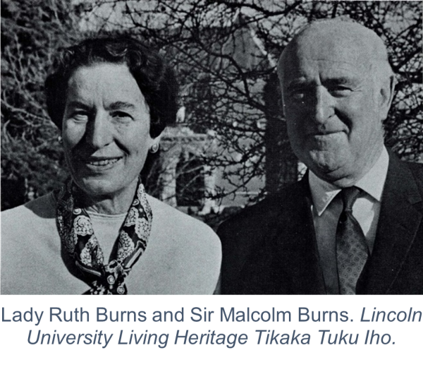 Lady Ruth Burns and Sir Malcolm Burns