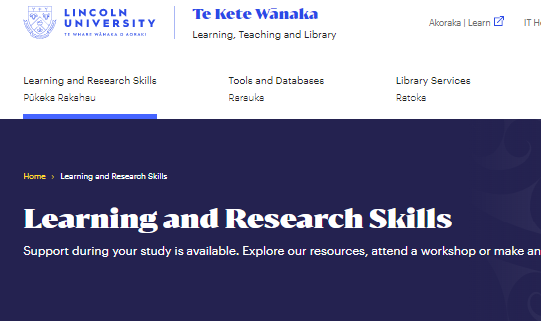 TKW Learning and Research Skills screenshot