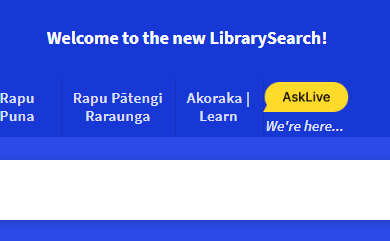 TKW New LibrarySearch Te Reo